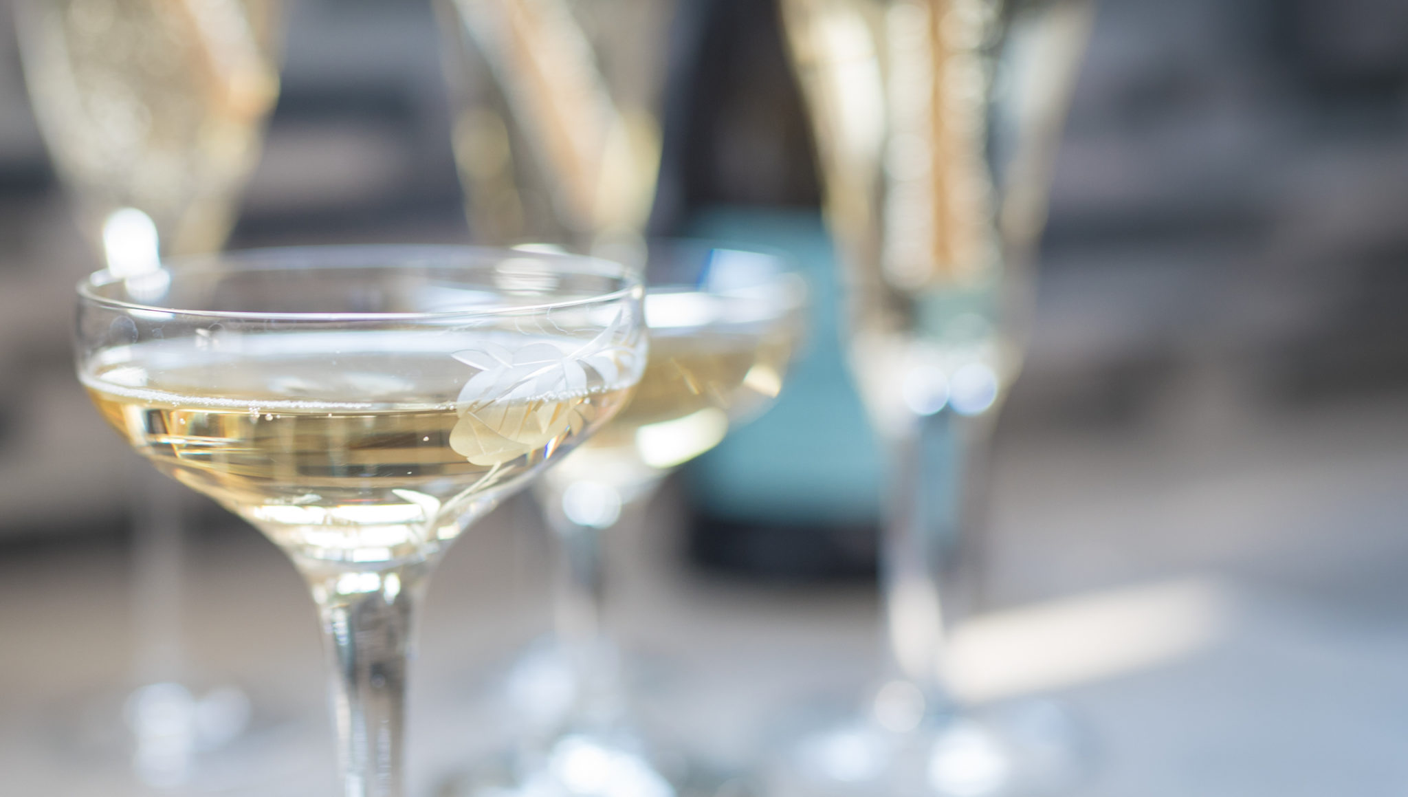 Toast with a Lavender Champagne Cocktail